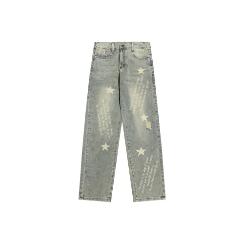 GALAXY FAIRY Jeans Unisex Yellow Mud