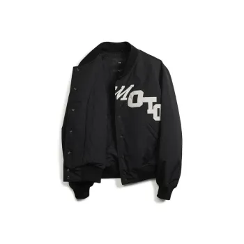 Y 3 Team Button Up Bomber Jacket