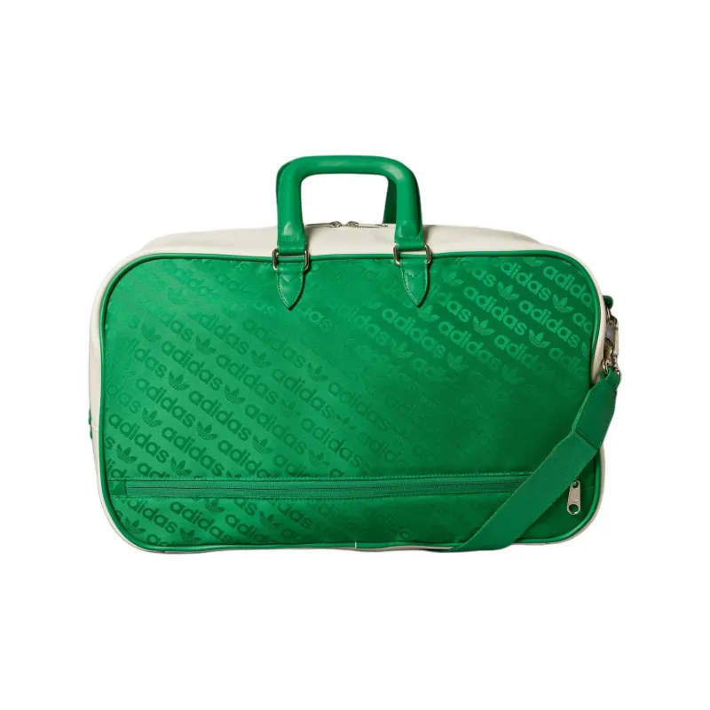Adidas Originals Polyurethane Travel Bag 33.25L Unisex Green & Chalk White-2