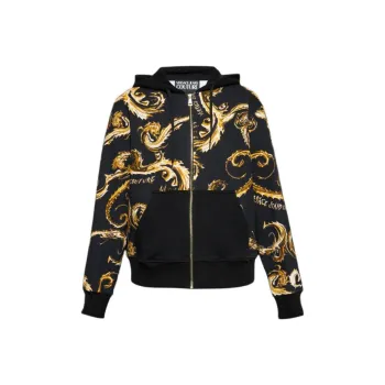 VERSACE JEANS COUTURE Barocco Printed Jersey Hoodie