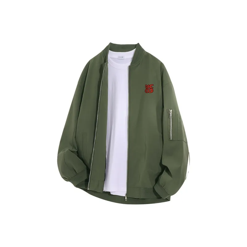 YOSICIL Jackets Coats Unisex Navy Blue-4