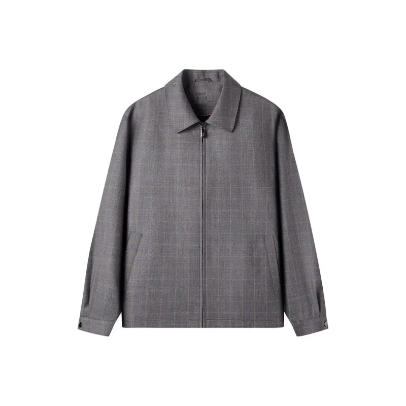 FIRS Jackets Coats Men's Gray Plaid-0