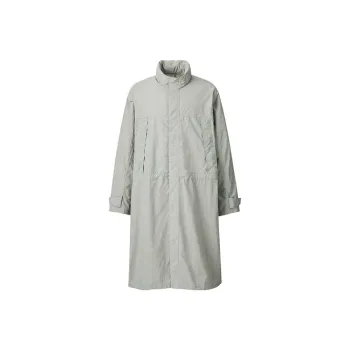 UNIQLO Trench Coat Men's Gray Green
