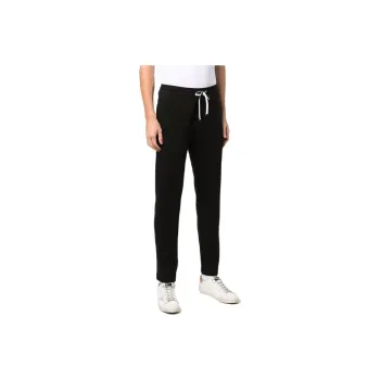 EMPORIO ARMANI Double jersey Joggers With Eagle Logo Patch