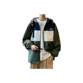 Tonlion Jackets Coats Men's Army Green