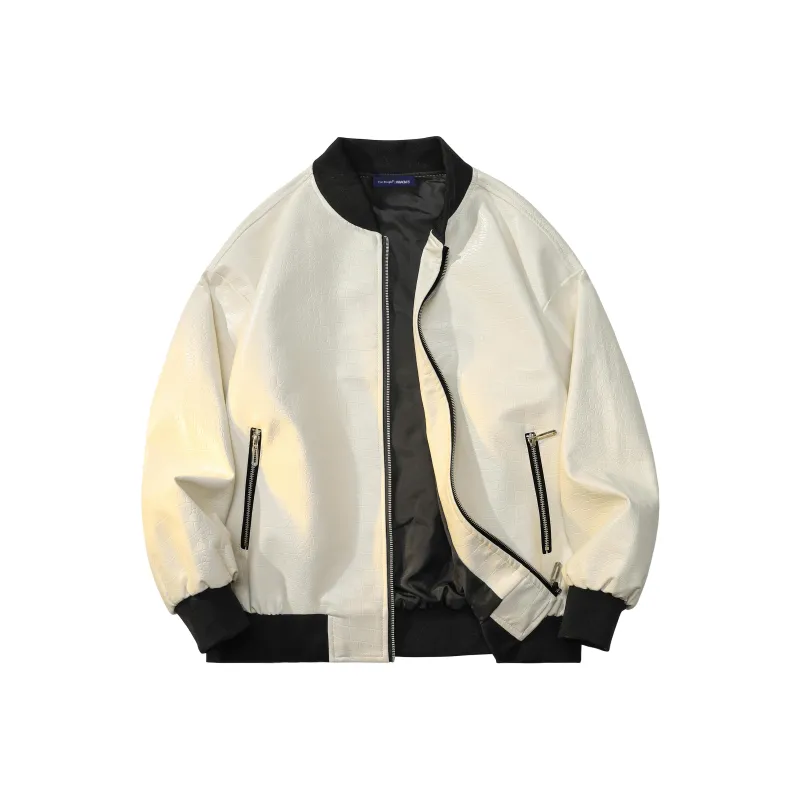 FAX FOR FMACM Leather Jacket Unisex-3