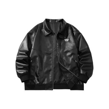 S.view Leather Jacket Unisex Black