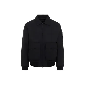 STONE ISLAND Logo Patch Zipped Jacket