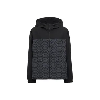 COACH SS24 Jackets & Coats Men's Charcoal Gray