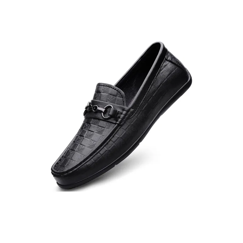 Eminu Men's Casual Shoes Men Low Top Black/White-8