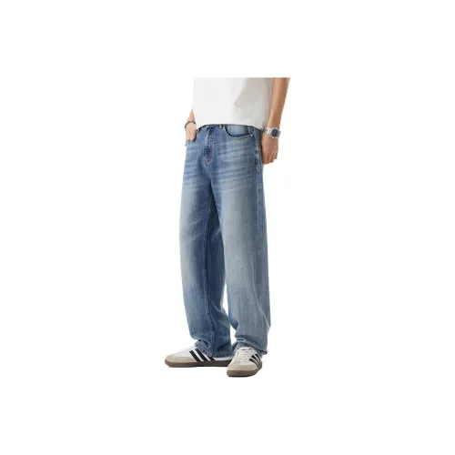 HIPANDA Jeans Men Blue