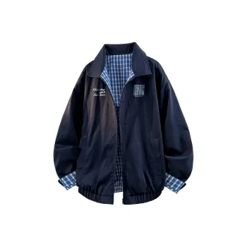 PRESSURE Jackets Coats Unisex Navy Blue