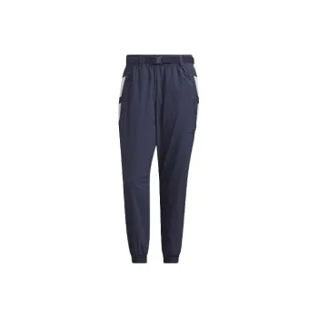 Adidas Knitted Sports Pants Men's Dark Gray Navy Blue