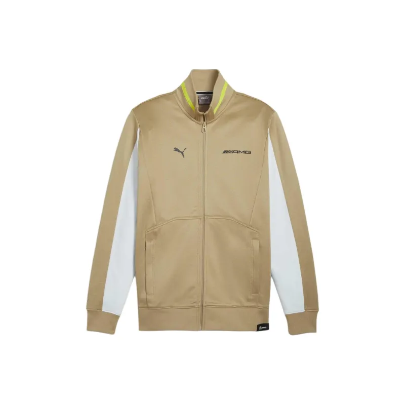PUMA AMG Men's Motorsport Track Jacket Jackets & Coats Men's Khaki-0