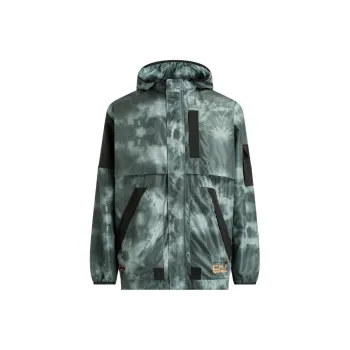 EMPORIO ARMANI EA7 Puffer Jacket Men's Green Camouflage