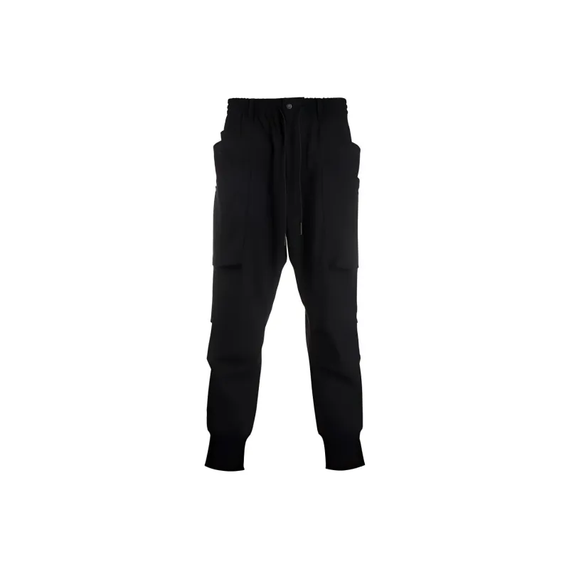Y 3 Knitted Sweatpants Men Black-0
