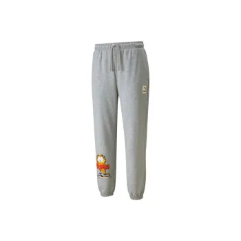 PUMA X GARFIELD Knitted Sweatpants Men Gray