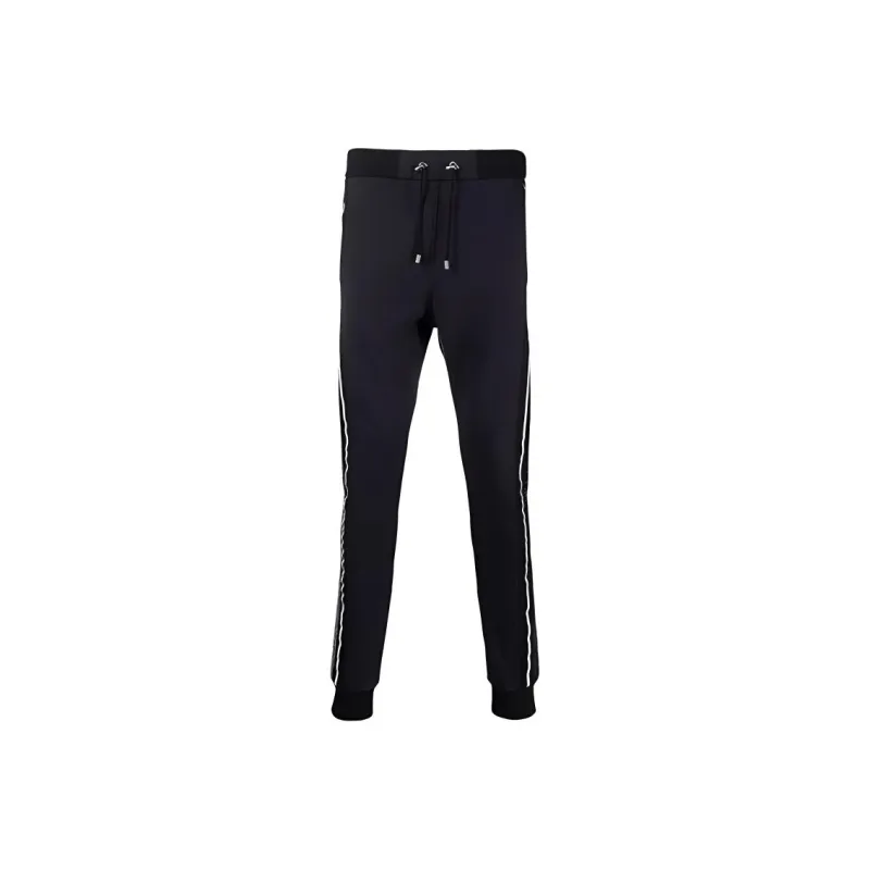 BALMAIN FW21 Knitted Sports Pants Men's Black-0