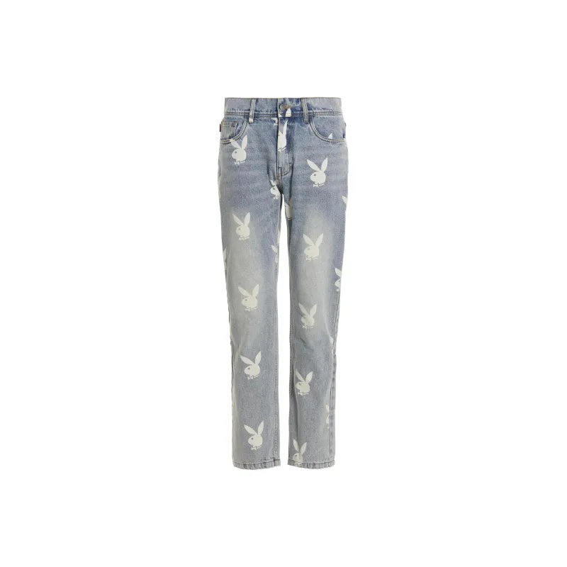 PLEASURES X Playboy Scatter Denim Pants-0