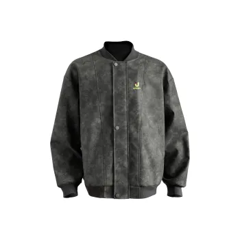 UPZCY Jackets Coats Unisex Black Gray Color