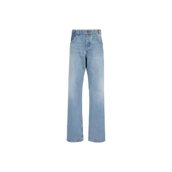 BALMAIN Jeans Men Light Blue