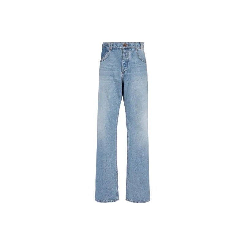 BALMAIN Jeans Men Light Blue-0