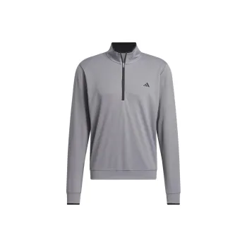 Adidas Lightweight Half-Zip Top Jackets Coats Men's Gray