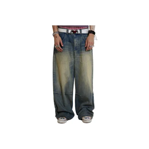 Jaded London Jeans Men's White Blue