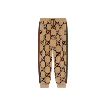 GUCCI Gg Jacquard Jogging Wool Pant