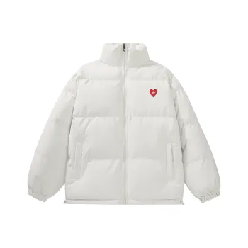 TEN MIRO Peach Heart Series Puffer Jacket Coat Unisex