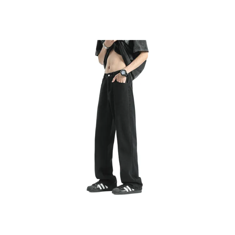 EYEUNDERSTAND Spring And Fall Season Jeans Men's-3