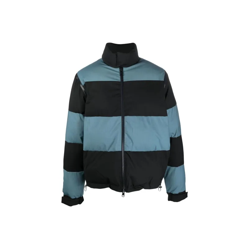 Sunnei Striped Zipped Down Jacket-0