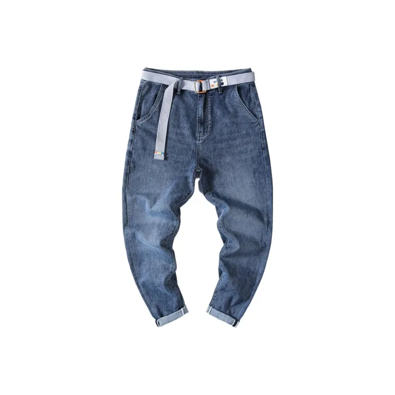 FAIRWHALE Jeans Spring And Summer Men's Denim Blue-0