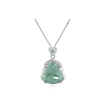 Lao Feng Xiang Ice Type Necklaces Women's