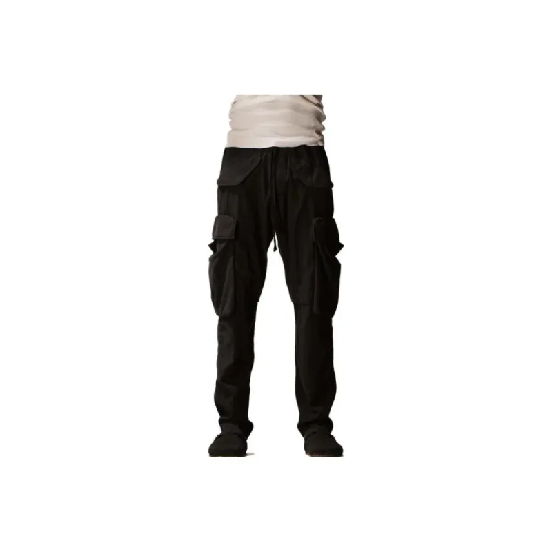 GREG LAUREN Mid-rise Tapered-leg Trousers-0