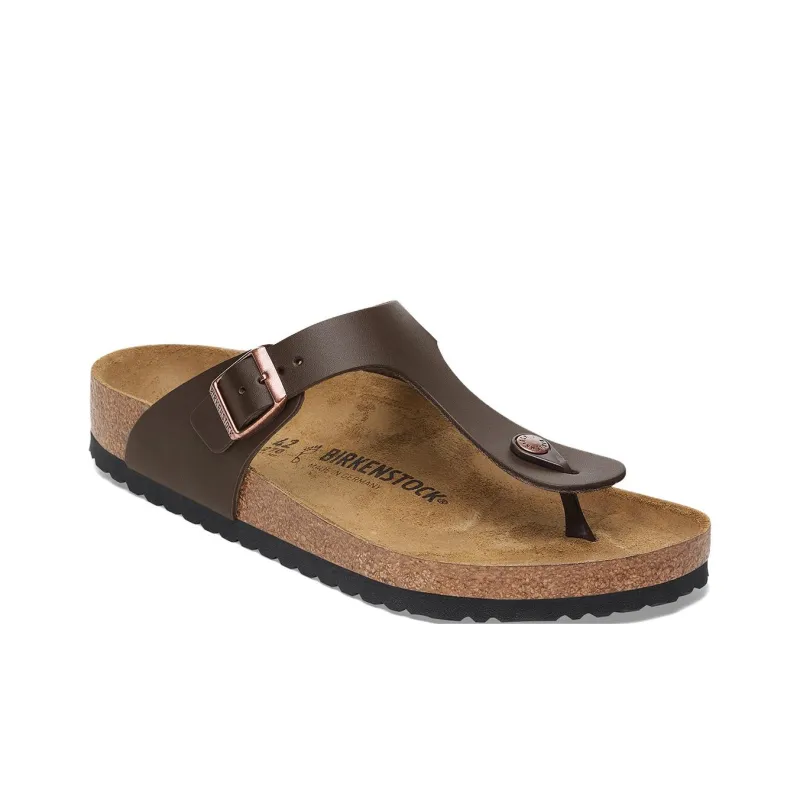 Birkenstock Gizeh Flip Flops Unisex Brown Regular Loose Fit-1