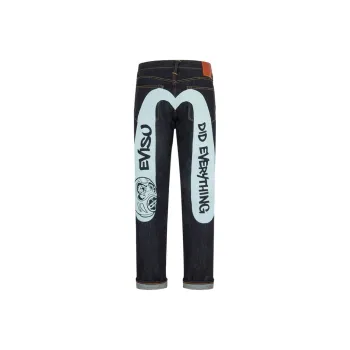 EVISU Jeans Men Denim Blue