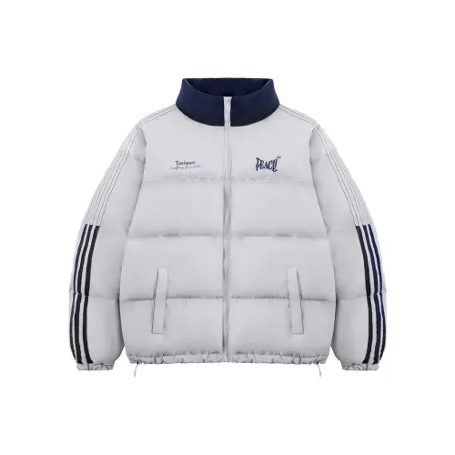 Teach Peace Thickened Thermal Puffy Coat Puffer Jacket Unisex