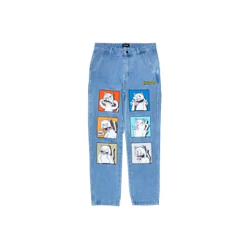 RIPNDIP Straight Jeans Unisex Blue