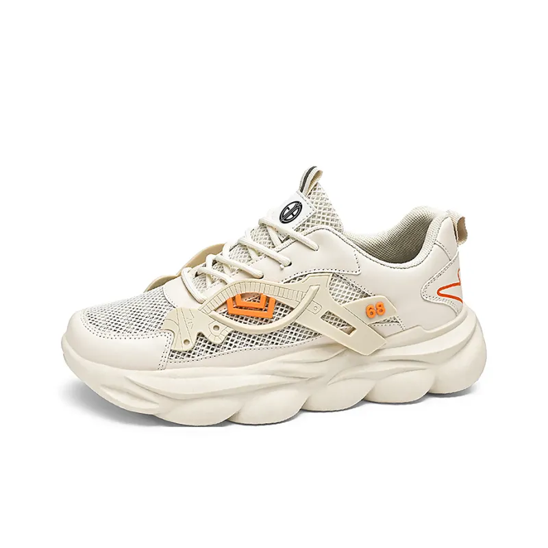 Yi Jiabao Breathable And Wear resistant Low Top Chunky Sneakers Unisex-4