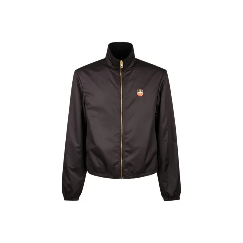 BALLY Logo appliqué High neck Windbreaker-0