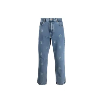 Martine Rose Jeans Men Blue