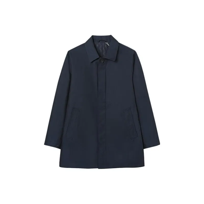 SCOFIELD Trench Coat Men's Navy Blue-0
