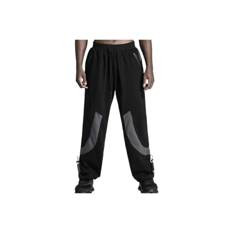 NORVINCY Western Trendy Urban Techwear Knitted Sweatpants Unisex-0