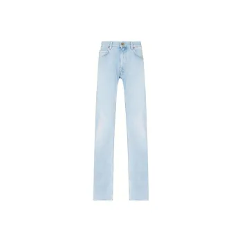 VERSACE Logo Patch Low Waist Jeans