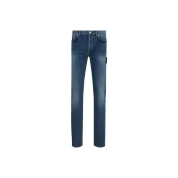 DIOR X Kenny Scharf Denim Cd Patch Jeans