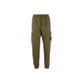 STONE ISLAND Knitted Sweatpants Men Green