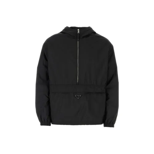 PRADA SS24 Jackets Coats Men's Black