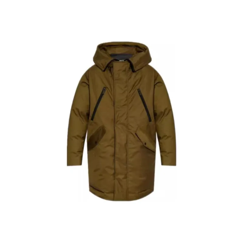 DSQUARED 2 Funnel Neck Hooded Coat-0
