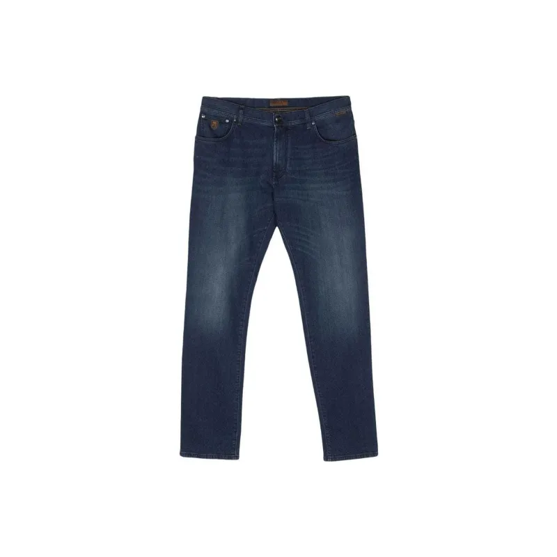 Corneliani Mid-rise Tapered Jeans-0
